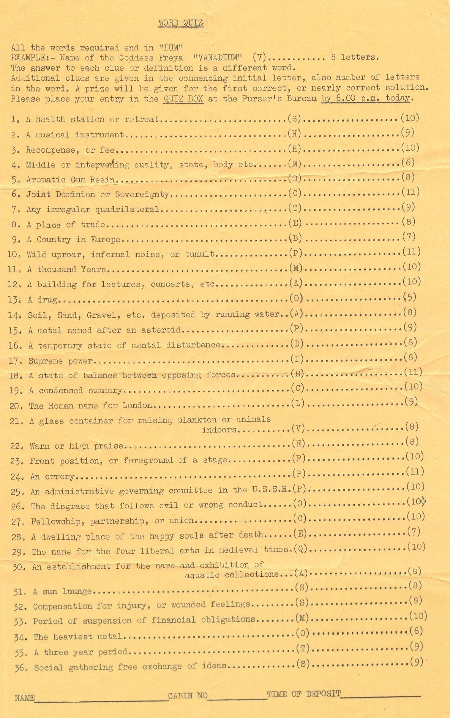 Original Sapphire Quiz